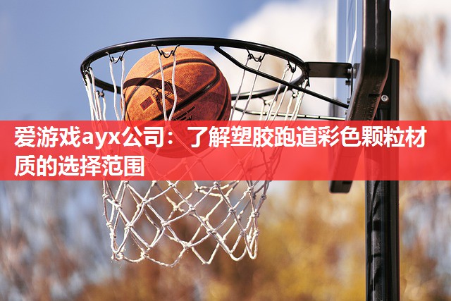 爱游戏ayx公司：了解塑胶跑道彩色颗粒材质的选择范围