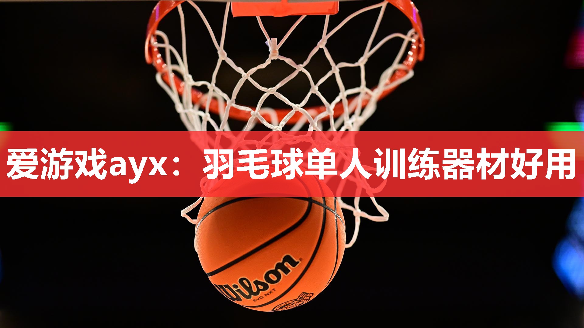 爱游戏ayx：羽毛球单人训练器材好用