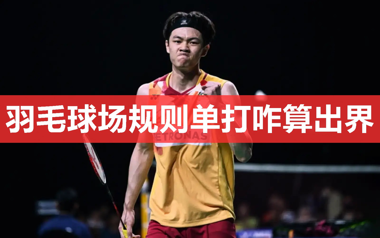 羽毛球场规则单打咋算出界